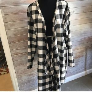Buffalo Check long Cardigan